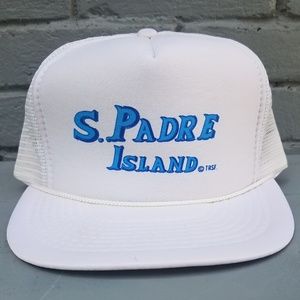 Vintage 'S.Padre Island' Snapback Trucker Hat